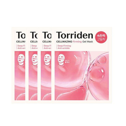 Torriden Cellmazing Firming Gel Mask Sheet - 4pc (Upper/Lower Sheets)